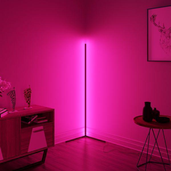 Corner Floor Lamp RGB Remote Control Floor Lamps for Living Room - If you say i do