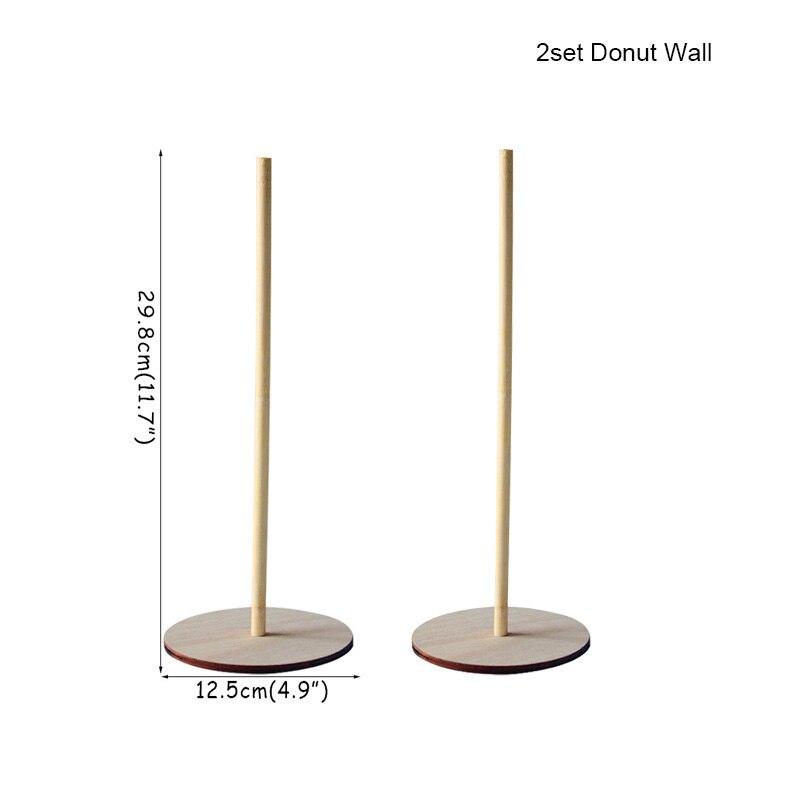 DIY Wooden Donut Wall Donut Holder /Doughnut Display Stand Wedding Table Decorations - If you say i do