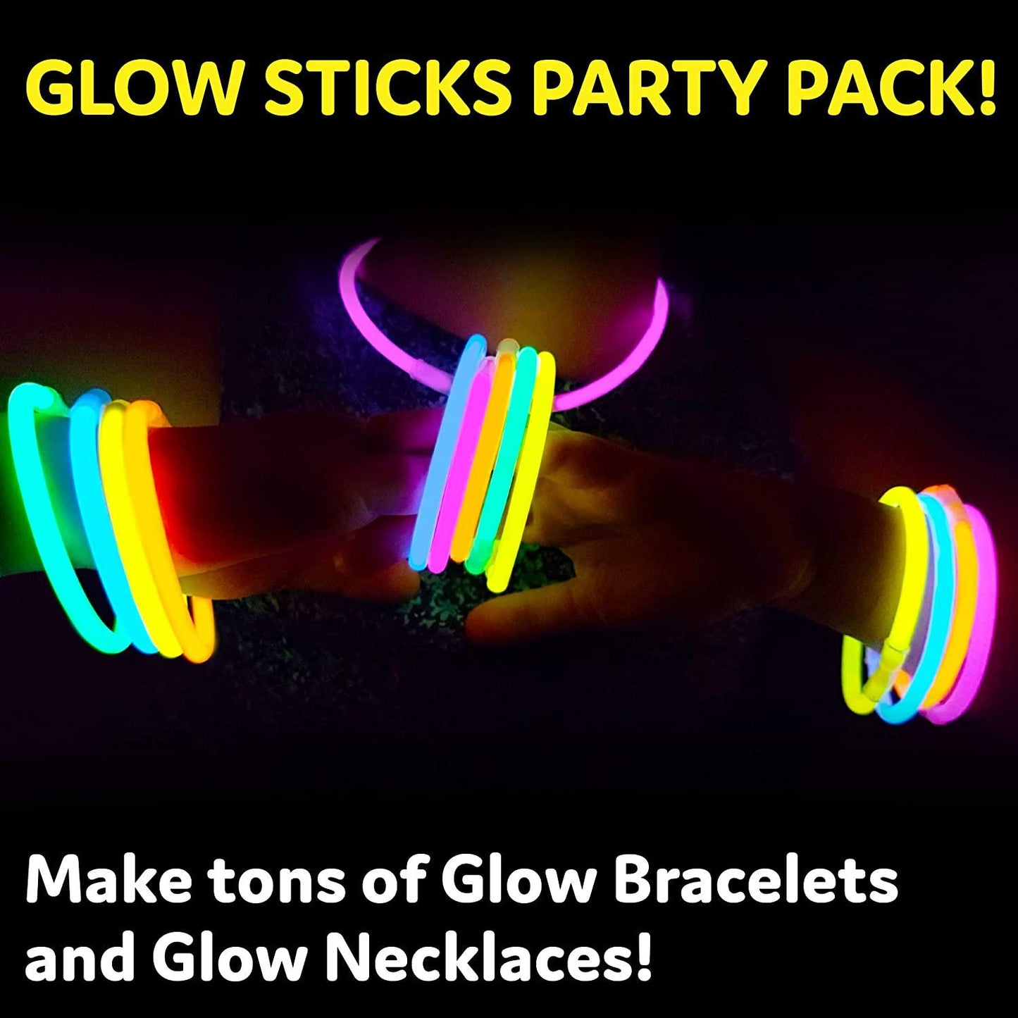 Glowstick Wedding Exit Ideas 8 Inch Glow in the Dark Light Up Sticks Glow Neon Party Decorations Favors with Connectors - If you say i do