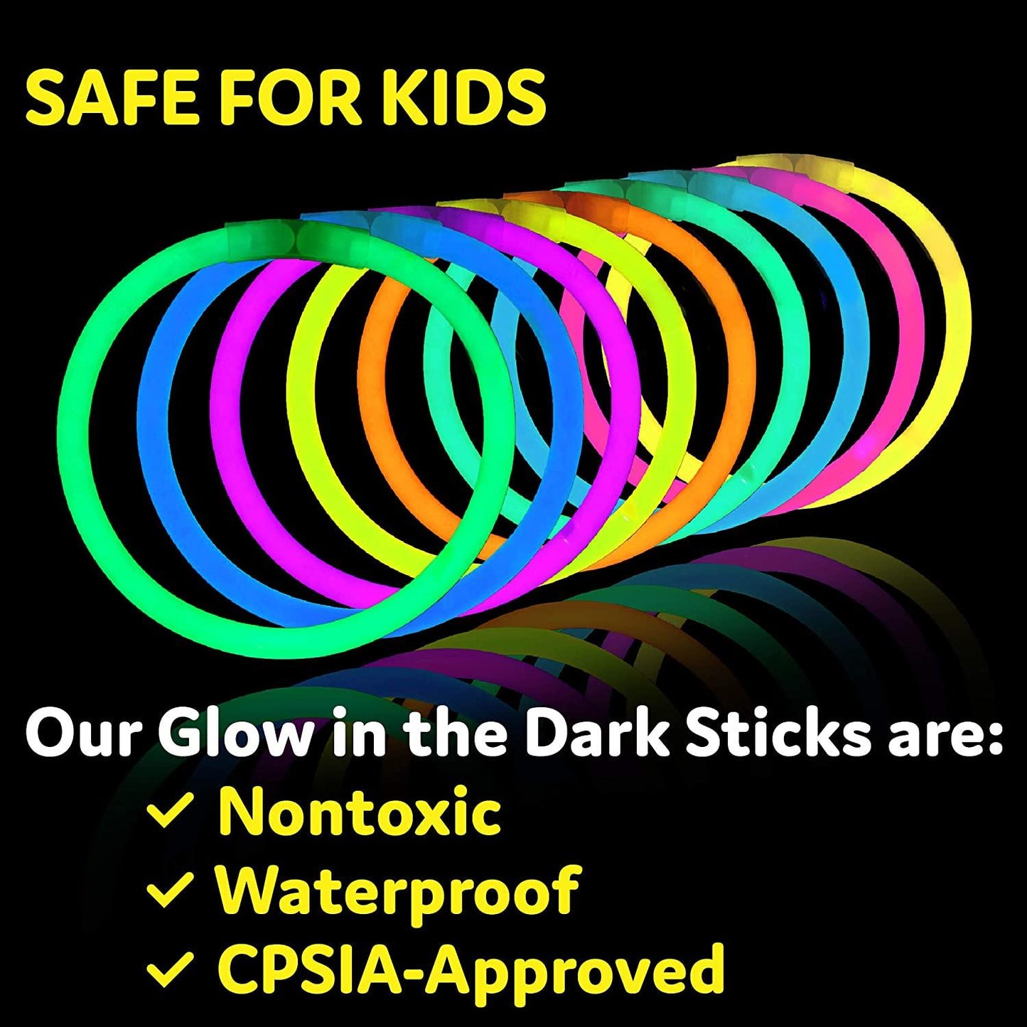 Glowstick Wedding Exit Ideas 8 Inch Glow in the Dark Light Up Sticks Glow Neon Party Decorations Favors with Connectors - If you say i do