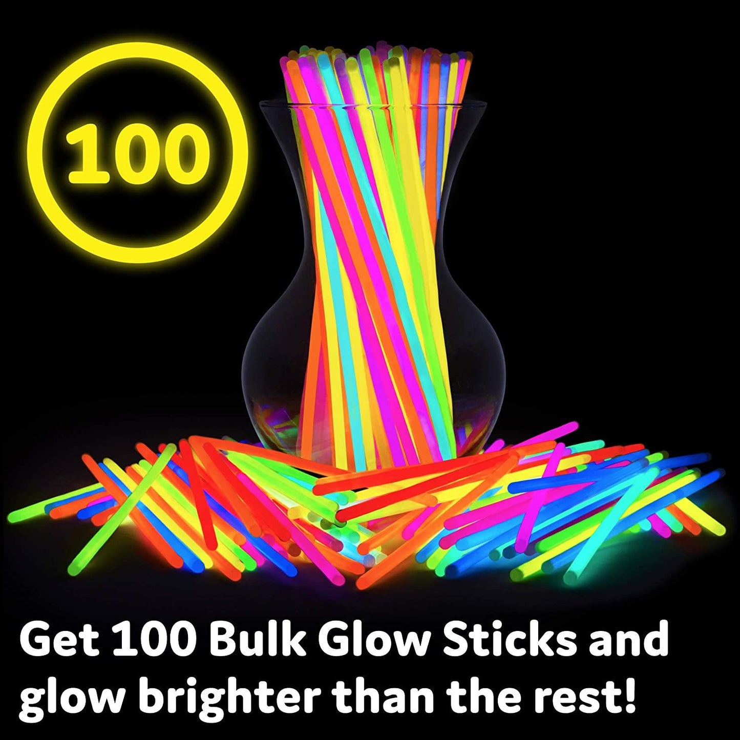 Glowstick Wedding Exit Ideas 8 Inch Glow in the Dark Light Up Sticks Glow Neon Party Decorations Favors with Connectors - If you say i do