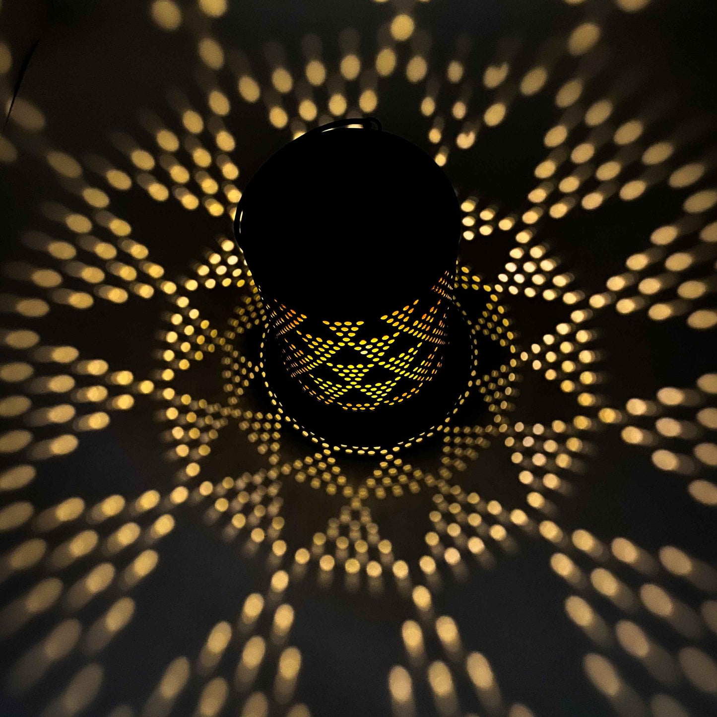 Solar Hollow Shadow Cast Lantern-Triangle - If you say i do