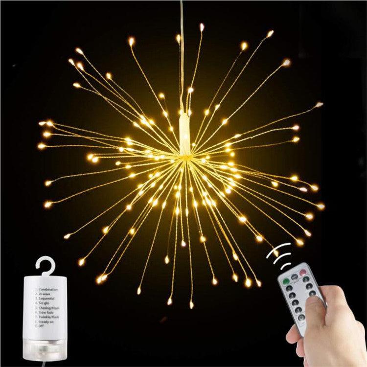Firework Lights, Starburst Lights LED Copper Wire Fireworks Lights Fairy Lights for Christmas Wedding - If you say i do