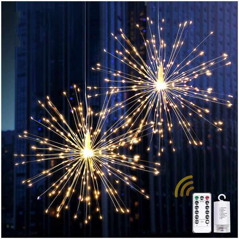 Firework Lights, Starburst Lights LED Copper Wire Fireworks Lights Fairy Lights for Christmas Wedding - If you say i do
