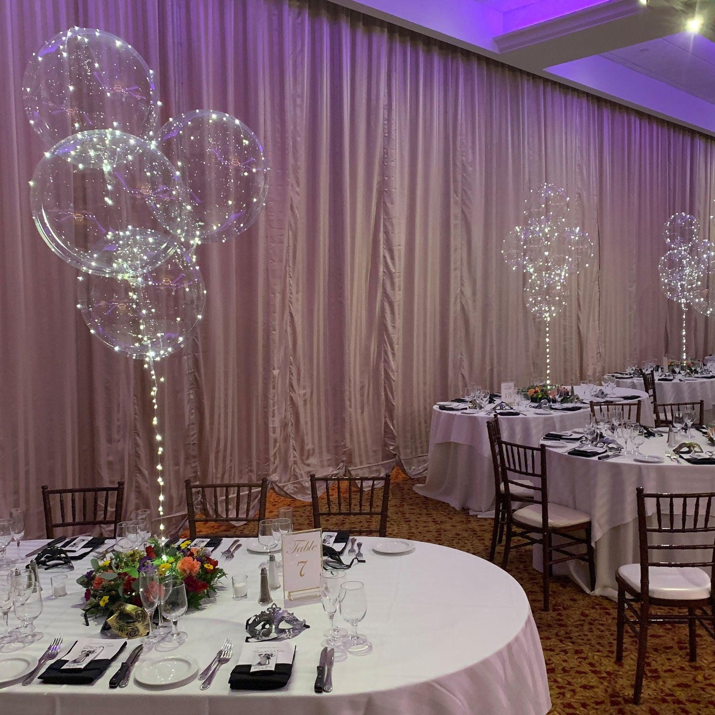 18inch White Led Balloons for Birthday Bridal Shower and Wedding Decorations - If you say i do