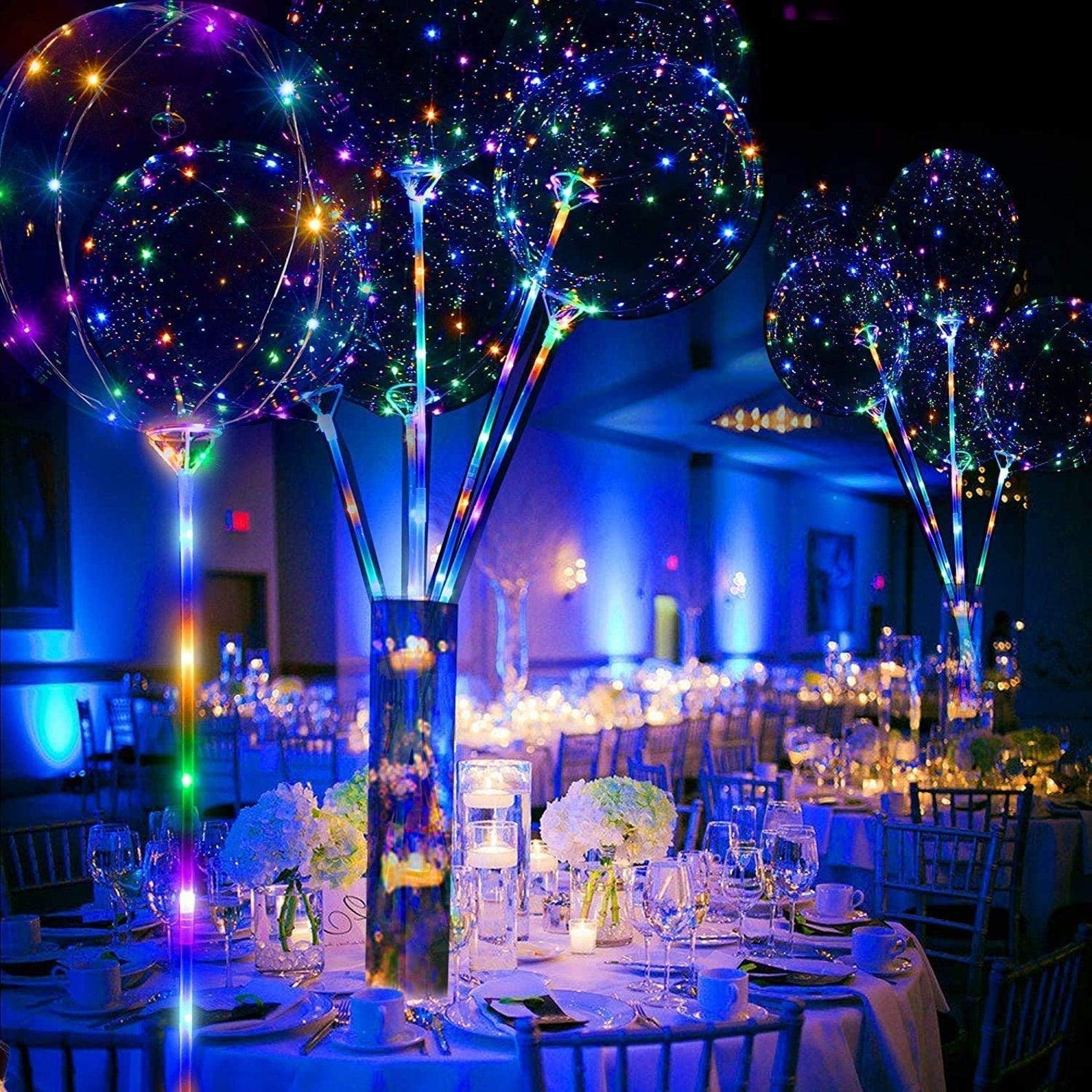 Multicolor Led Balloons for Sweet Sixteen Birthday Decorations If you