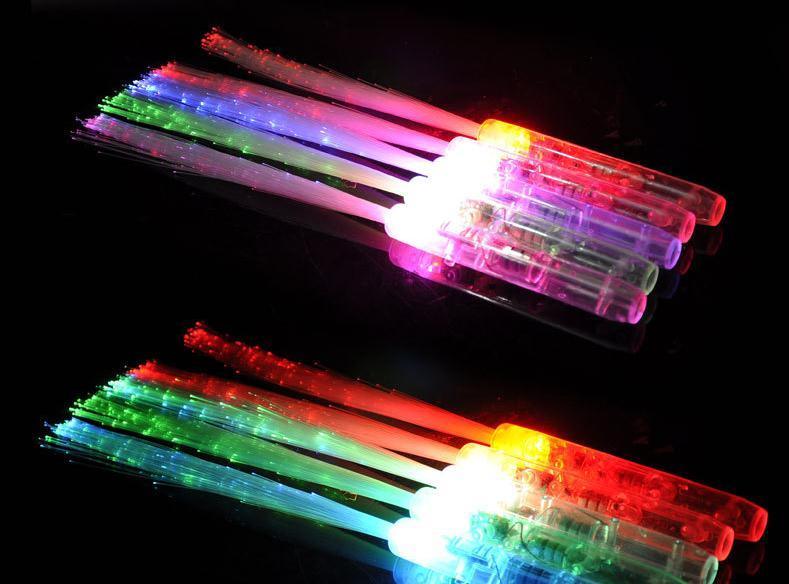 LED Fiber Wands For Wedding Parties, Unique Wedding Send Off Ideas /Wedding Reception Grand Exits Other than Sparklers - If you say i do