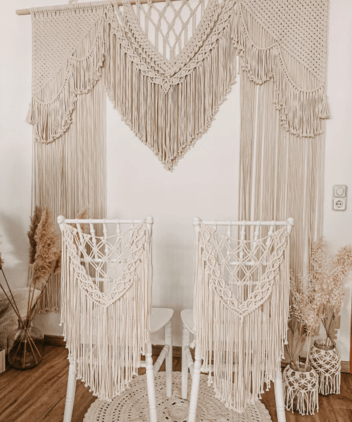 Macrame Wedding Backdrop | Wedding Background Free Wedding Ceremony - If you say i do