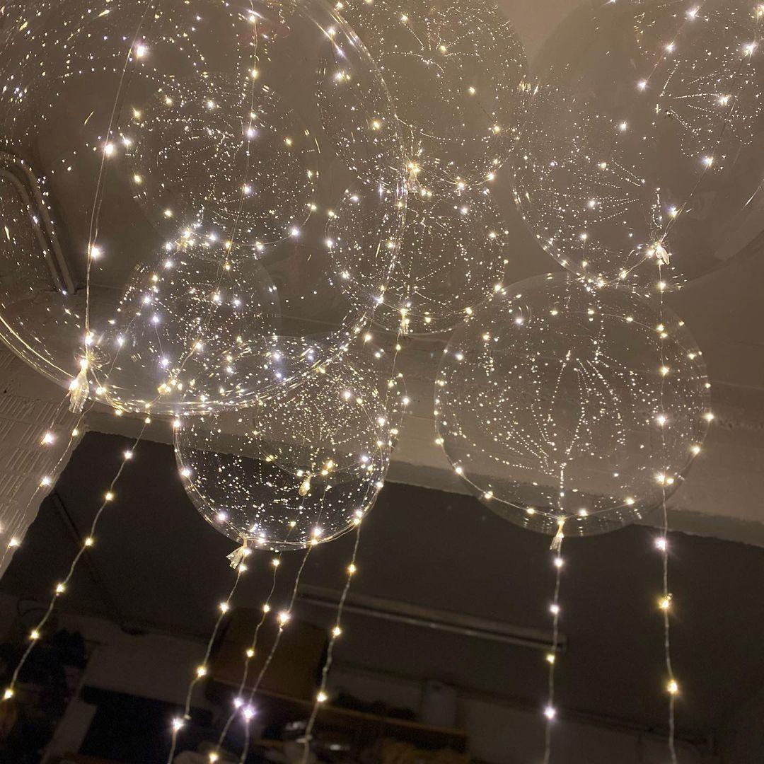 16ft Led String Clear Reusable Led Balloon Decorations for Wedding Birthday Christmas - If you say i do