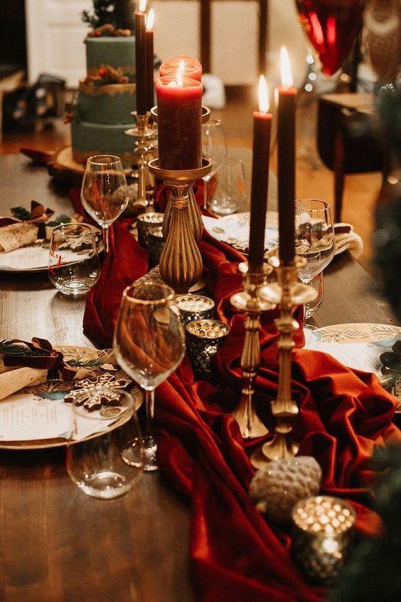 10ft Burgundy Chiffon Table Runner 28x120 Inches Romantic Wedding Runner Sheer Bridal Party Decorations - If you say i do
