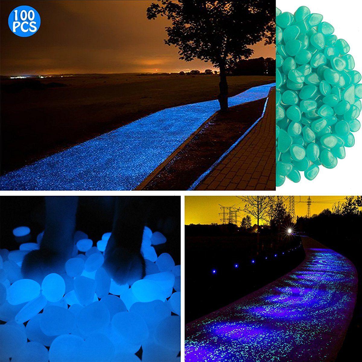 Glow in the Dark Garden Pebbles Glow Stones Rocks for Walkways - If you say i do