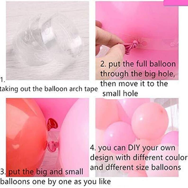 126PCS Hot Pink Balloon Garland Arch Kit Baby Pink Purple Chrome Rose Gold for Birthday Baby Shower Wedding Party Decoration - If you say i do
