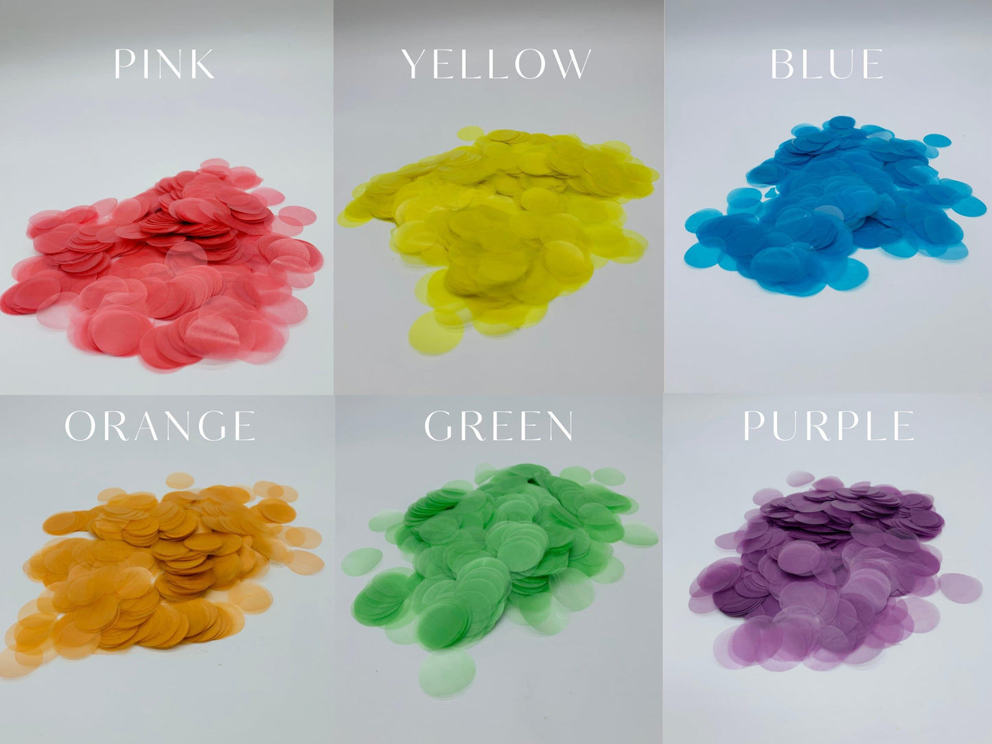 Biodegradable Confetti Water Soluble Wedding Exit Idea | Pink Peach Yellow Blue Green White Rainbow - If you say i do