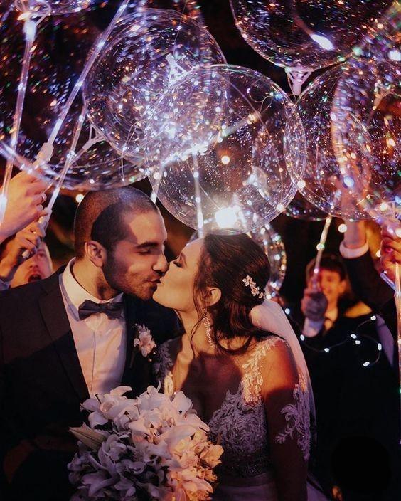 Happy Birthday / Wedding Led Balloon Banner Party Decor - If you say i do