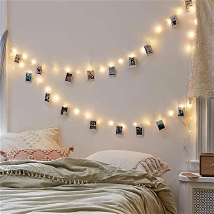 LED Photo Clip String Lights USB OR Battery Powered - If you say i do