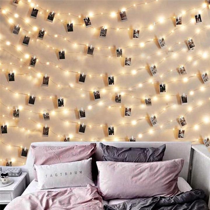 LED Photo Clip String Lights USB OR Battery Powered - If you say i do