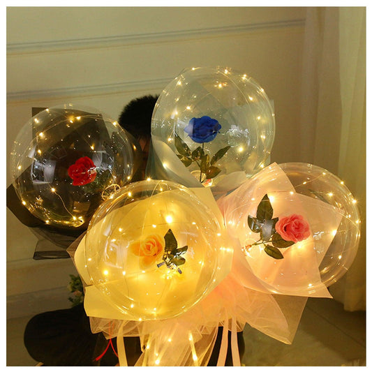 Balloon Flower Bouquet - Flower in Balloon for Gift and Home Decoration - If you say i do