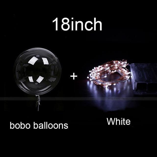 16ft Led String Clear Reusable Led Balloon Decorations for Wedding Birthday Christmas - If you say i do