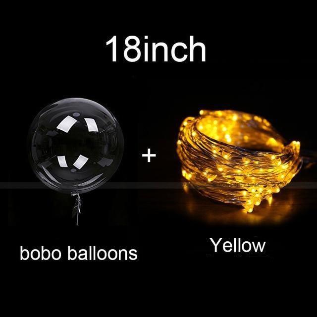16ft Led String Clear Reusable Led Balloon Decorations for Wedding Birthday Christmas - If you say i do