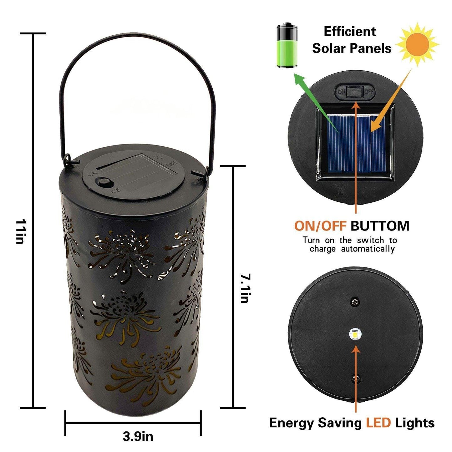 Solar Hollow Shadow Cast Lantern-Chrysanthemum - If you say i do