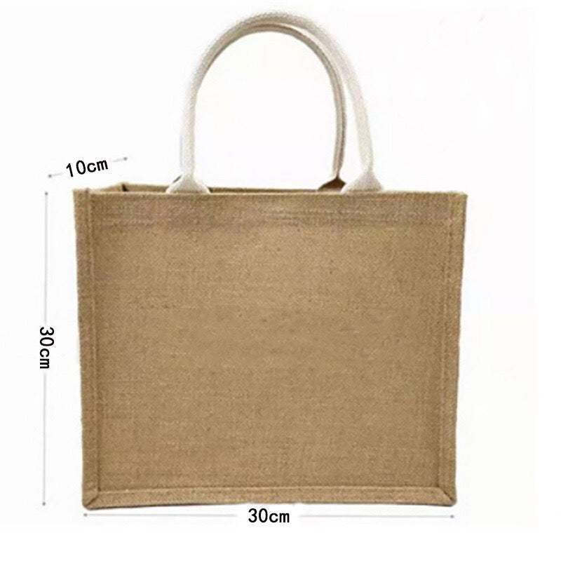 20PCS Personalized Burlap Tote Bag Reusable Wedding Welcome Bags with Handles for Beach Wedding, Bridal Shower Gift Bags