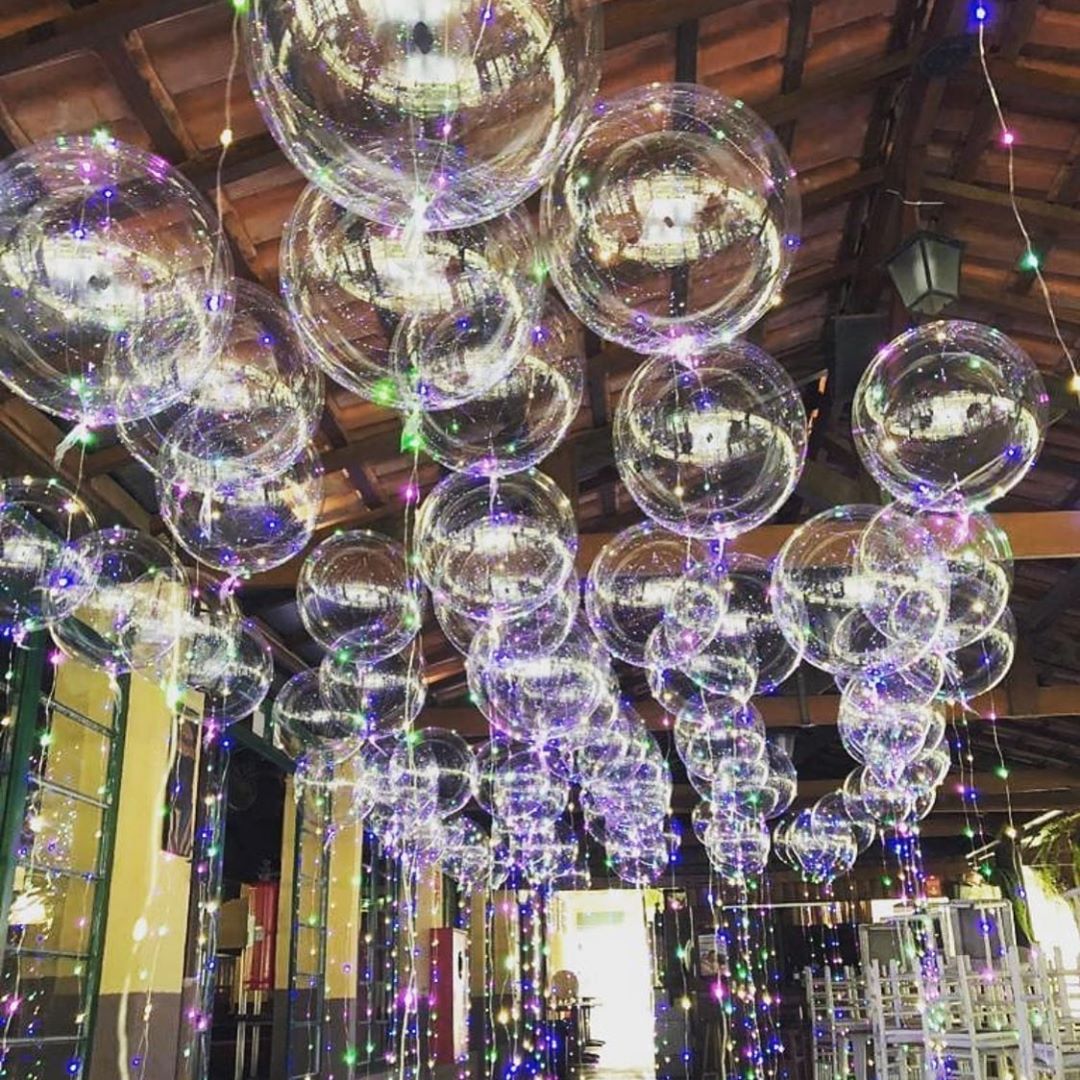 Luminous Happy Birthday Led Balloons Decorations
