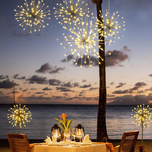 Christmas Led Sparkle Ball / Starburst Light Lighted Ball / LED Firework Lights