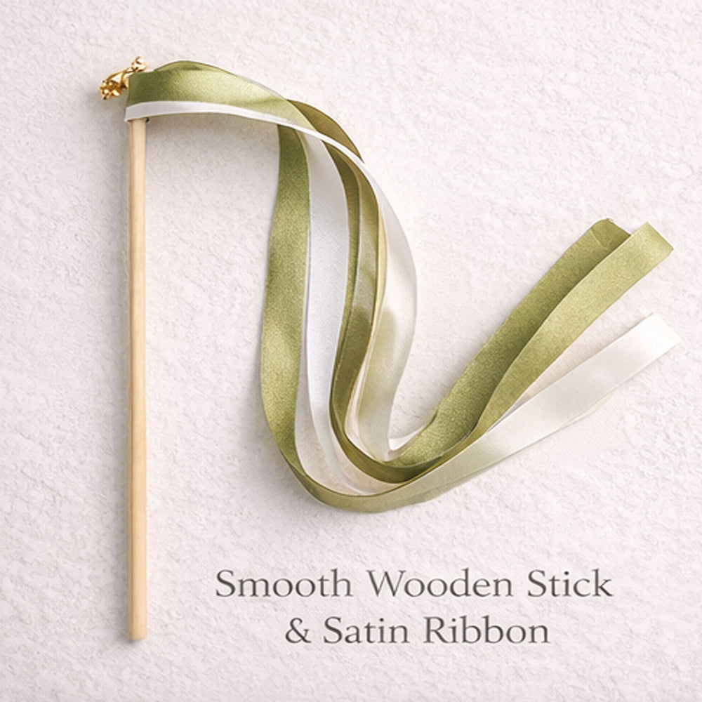 Elegant Wedding Ribbon Wands with Bells / Handmade & Fully Customizable