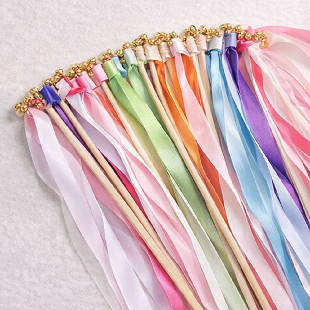 Elegant Wedding Ribbon Wands with Bells / Handmade & Fully Customizable