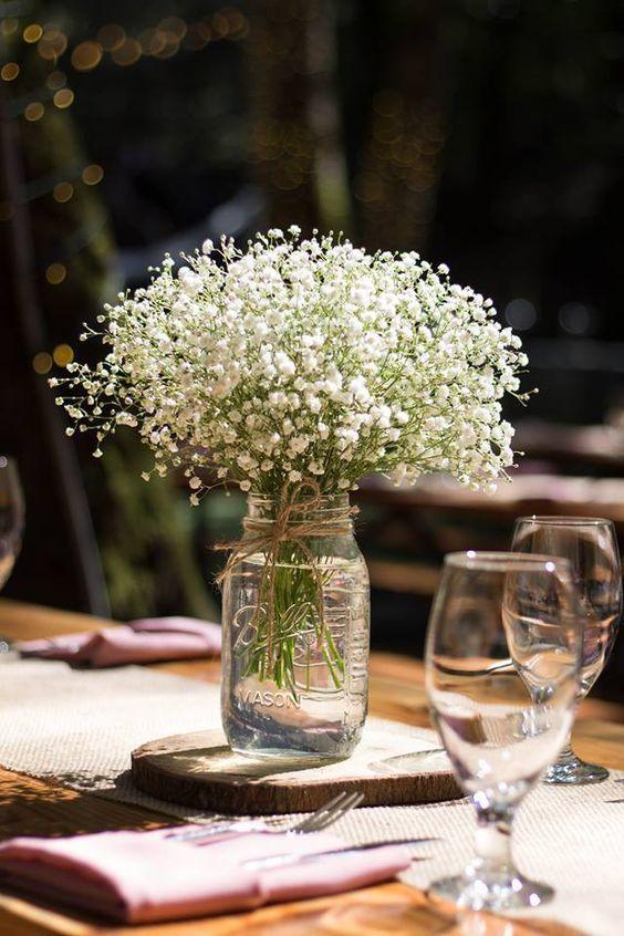 Baby Breath Flower Garland,table Centerpiece,wedding Reception