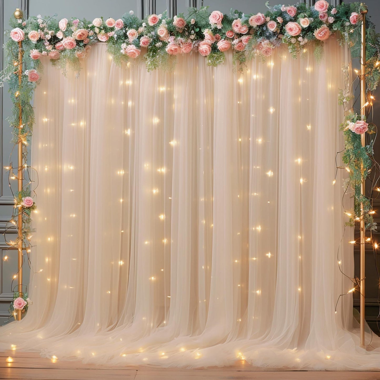 Curtain Lights Fairy String Twinkle Lights for Garden