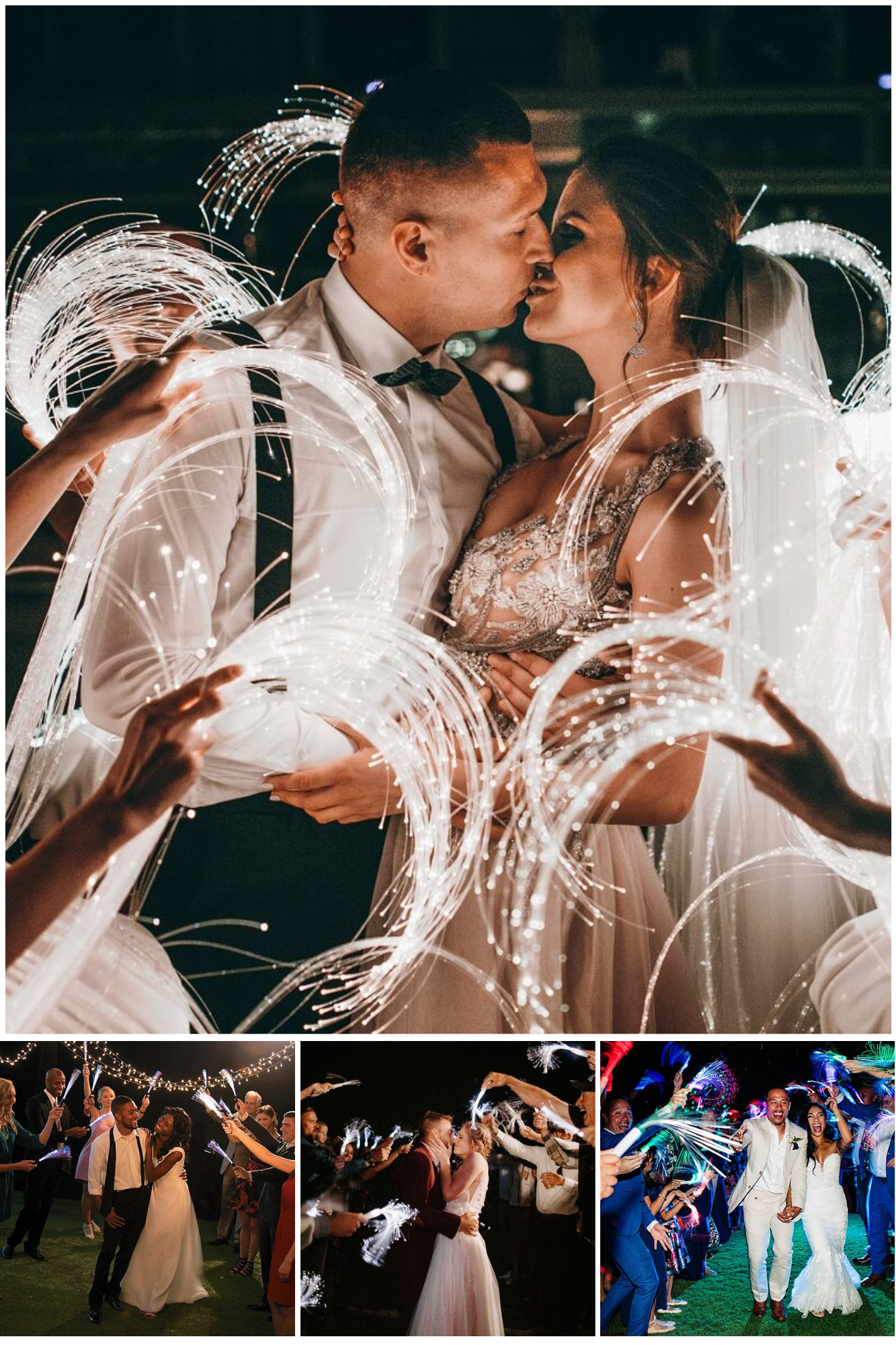 Sparkler Alternatives For Wedding Exits, Bride And Groom Send Off Ideas