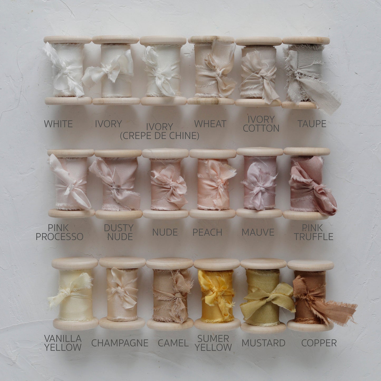 Silk Ribbon: Hand Dyed Ribbon for Wedding Decor