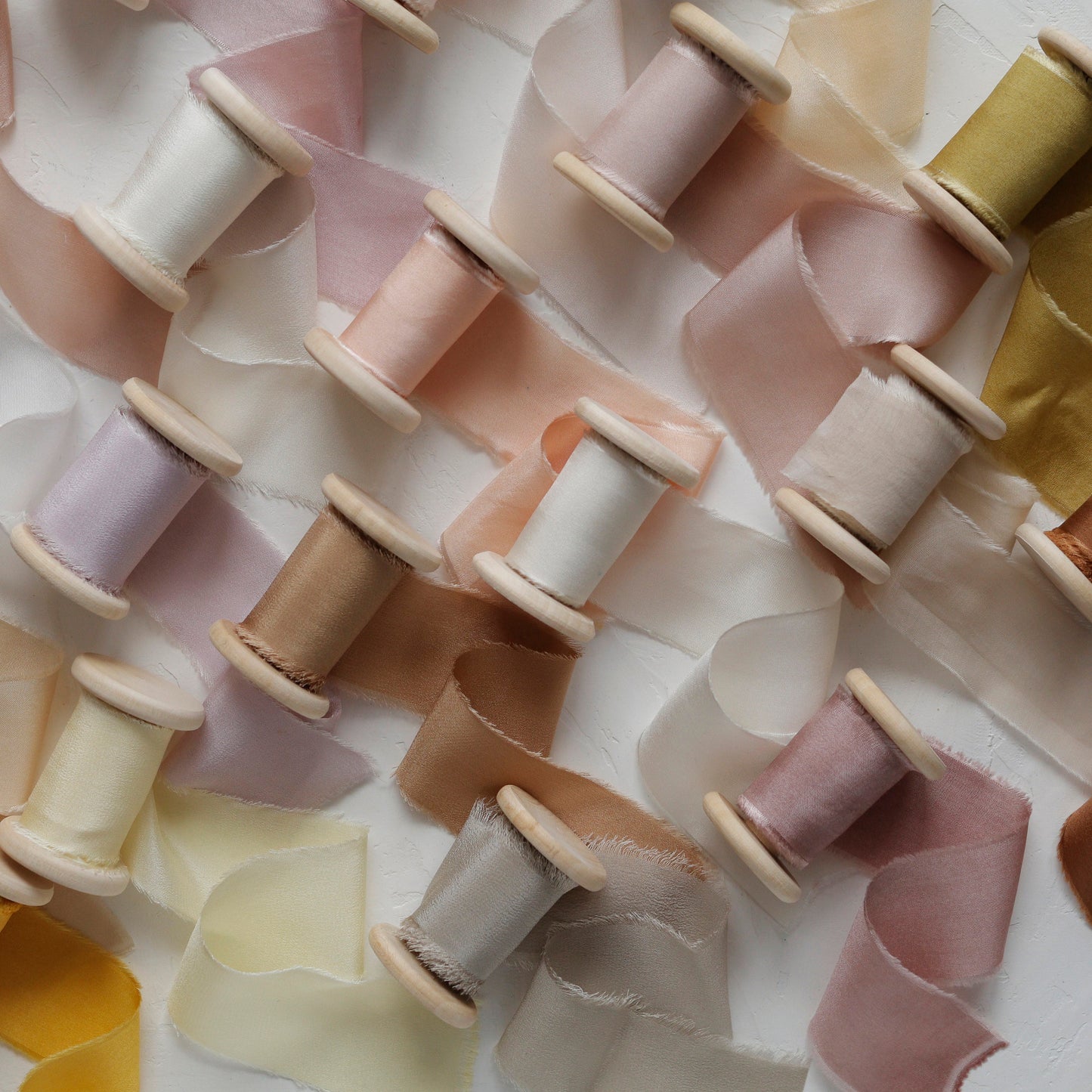 Silk Ribbon: Hand Dyed Ribbon for Wedding Decor
