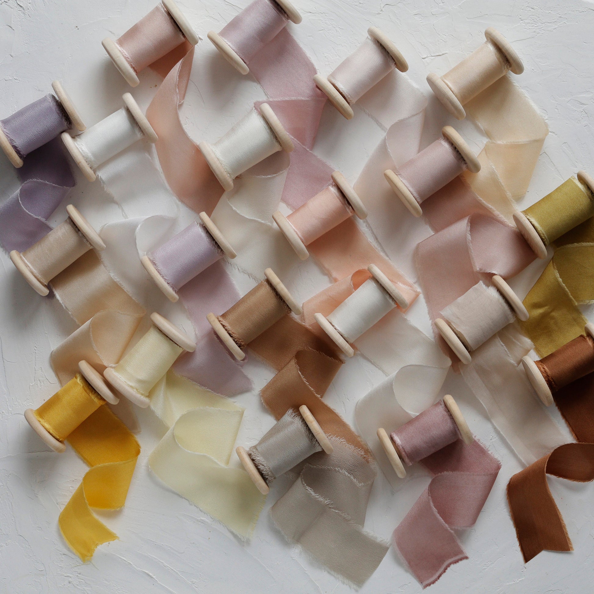 Silk Ribbon: Hand Dyed Ribbon for Wedding Decor