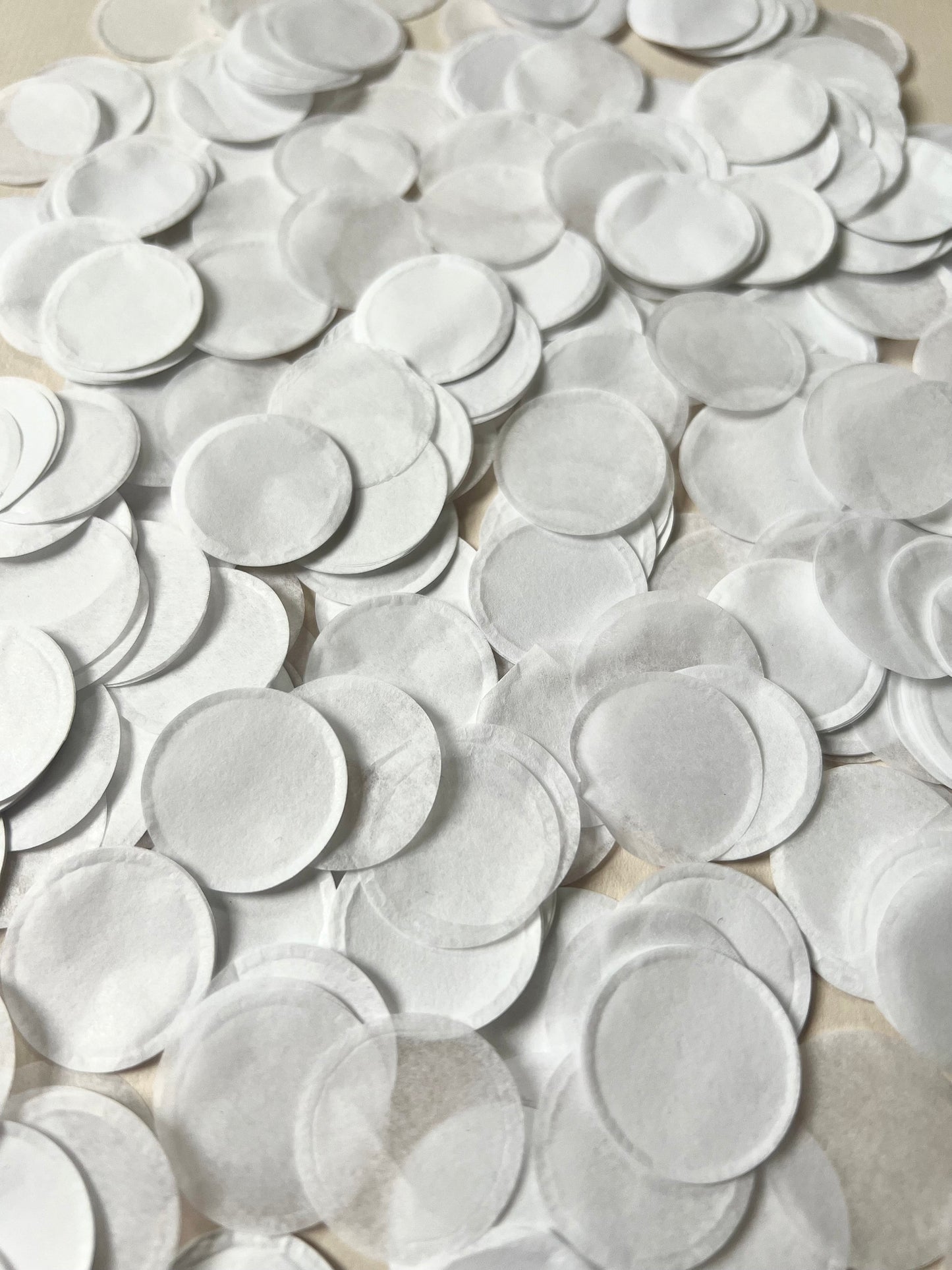 Biodegradable Confetti | White Paper Confetti | 7 Handfuls +