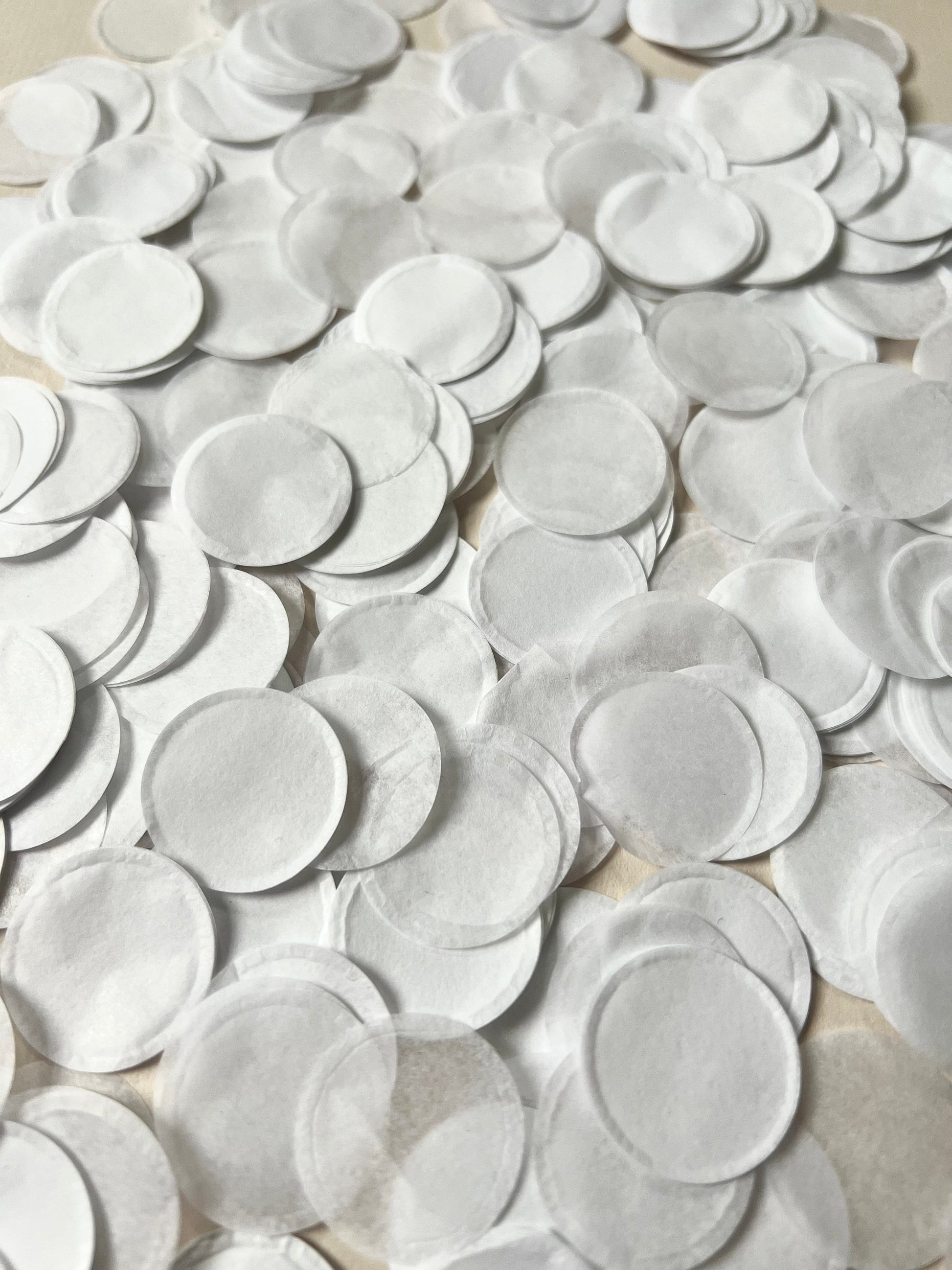 Biodegradable Confetti | White Paper Confetti | 7 Handfuls +