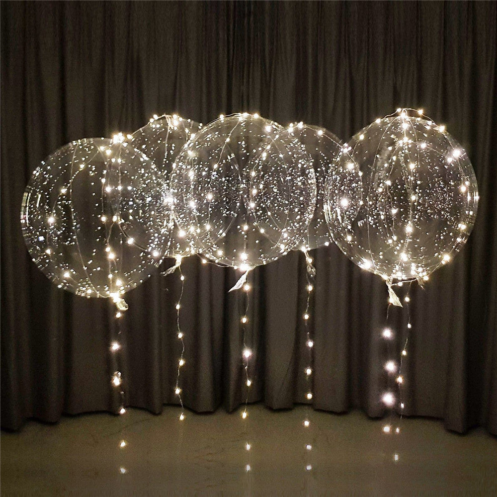 Reusable Led Balloons for Winter Wonderland Theme Party Decorations