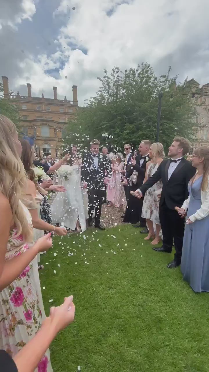 Biodegradable Confetti | White Paper Confetti | 7 Handfuls +
