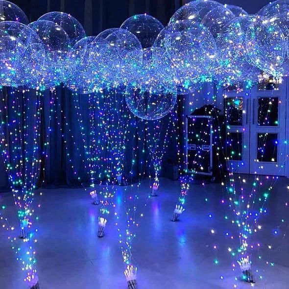 Multicolor Led Balloons for Sweet Sixteen Birthday Decorations