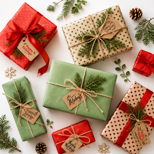 100pcs Kraft Paper Gift Tags with Free 100 Root Natural Jute Twine(Water Ripple)