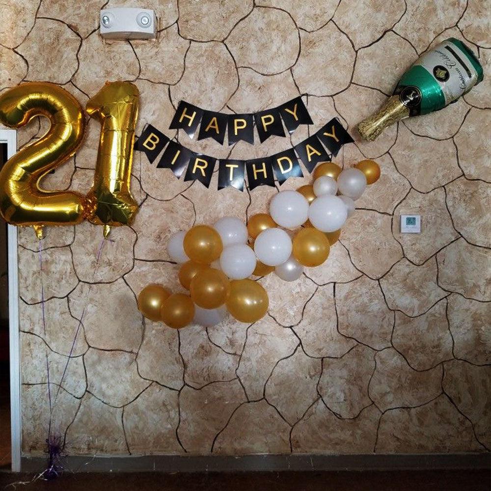 Buy 21st Birthday Party Decorations Kit Happy Birthday Balloons