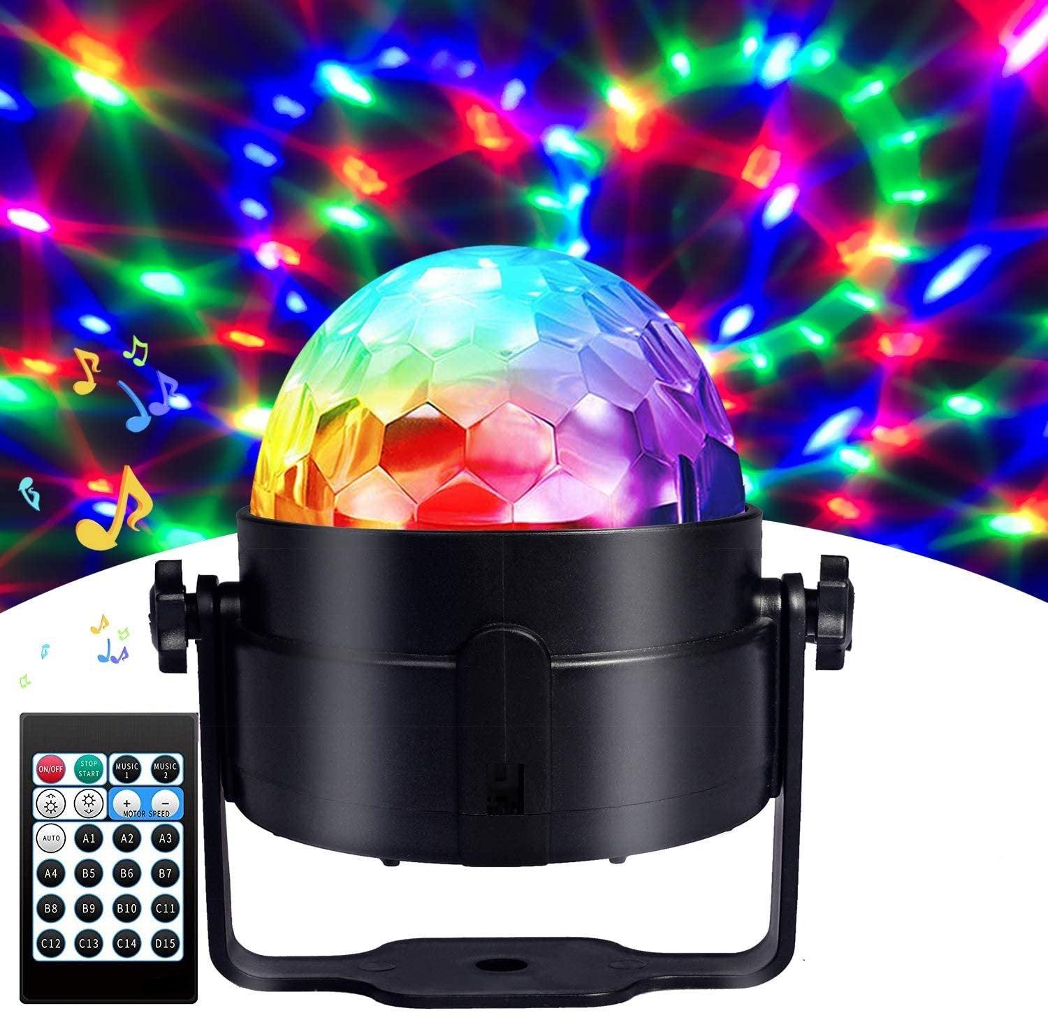 15 Colors Disco Light Ball, Sound Activated Strobe Light With Remote C – If you say i do