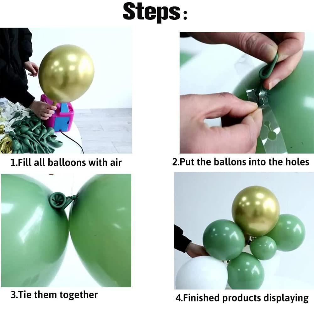 102 Pack Green Balloon Garland Kit | Arch Party Decorations - If you say i do