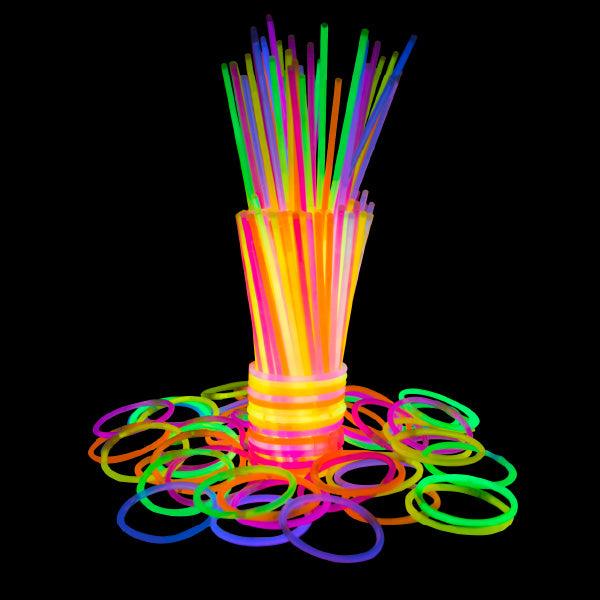 Glowstick Wedding Exit Ideas 8 Inch Glow in the Dark Light Up Sticks Glow Neon Party Decorations Favors with Connectors - If you say i do