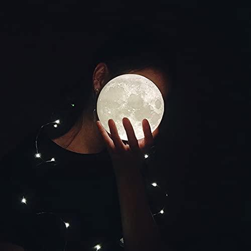 Balkwan Moon Lamp for Kids - 3D Moon Light for Adults - Classical Moon  Night Light - Dimmable and Touch Control Design,Birthday Gifts for