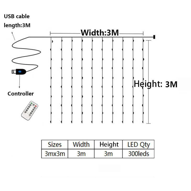 Window Curtain String Lights with Remote USB Powered - If you say i do