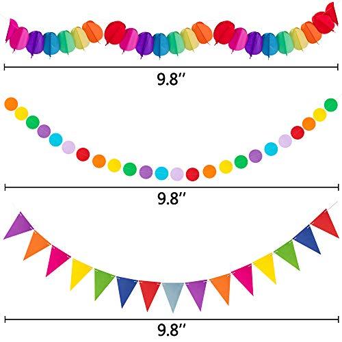35PCS Fiesta Paper Fan Party Decorations Set - Cinco De Mayo Pom Poms,Pennant,Garland String,Banner,Hanging Swirls Decor Supplies - If you say i do