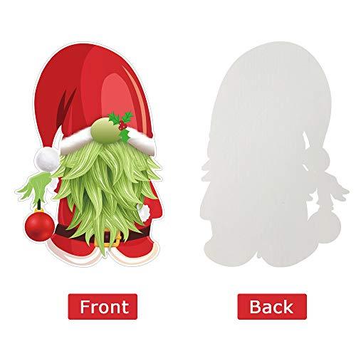 Christmas Decorations Outdoor - 6PCS Large Xmas Yard Stakes - Joy Gnomes Santa Holiday Outside Decor Signs for Home Lawn Pathway Walkway - If you say i do
