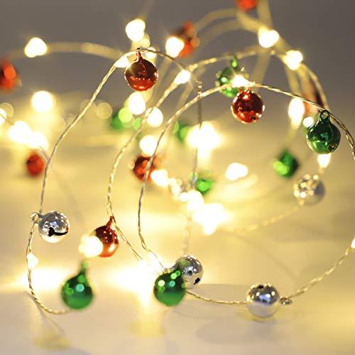 Christmas String Lights 10ft 60 LEDs 60 Jingle Bells Copper Wire with Remote Control for Winter Festival Christmas Eve - If you say i do